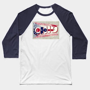 Ohio Vintage style retro souvenir Baseball T-Shirt